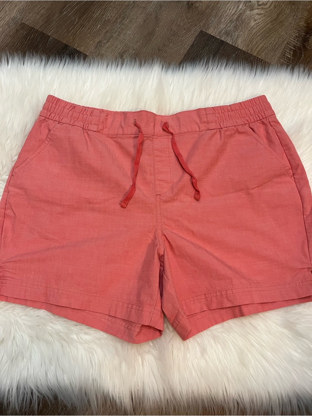 Magellan Outdoors Coral Pink Athletic Drawstring Shorts
